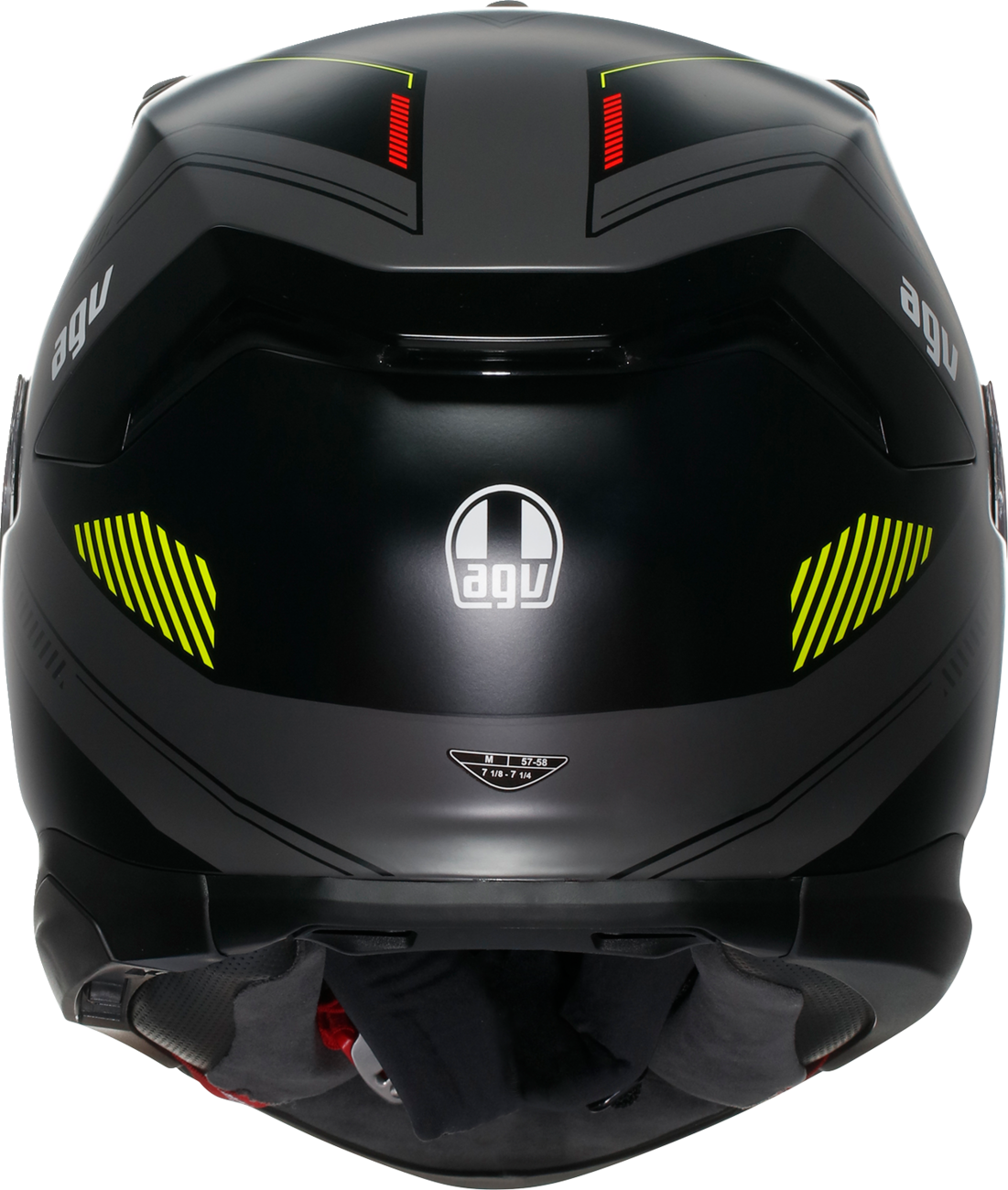 AGV K7 Helmet - Kyber - Matte Gray/Yellow Fluo
