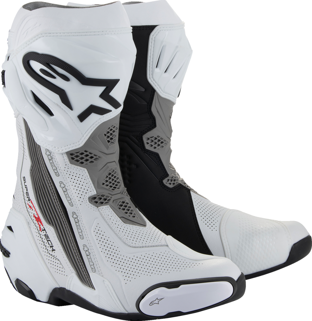 Alpinestars Supertech R Vented Boots - White/Gray/Black