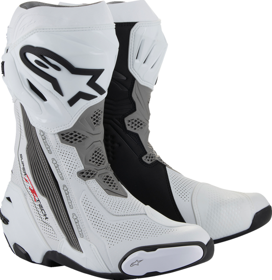 Alpinestars Supertech R Vented Boots - White/Gray/Black