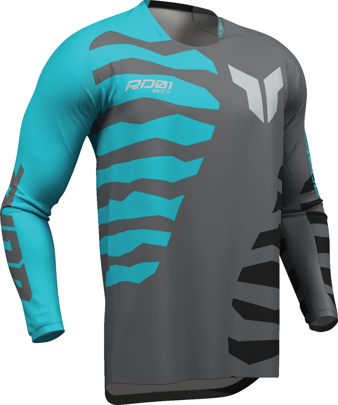 Charcoal/Aqua