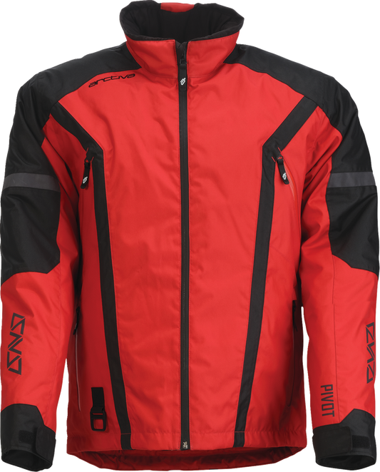 Arctiva Pivot 8 Jacket - Red/Black