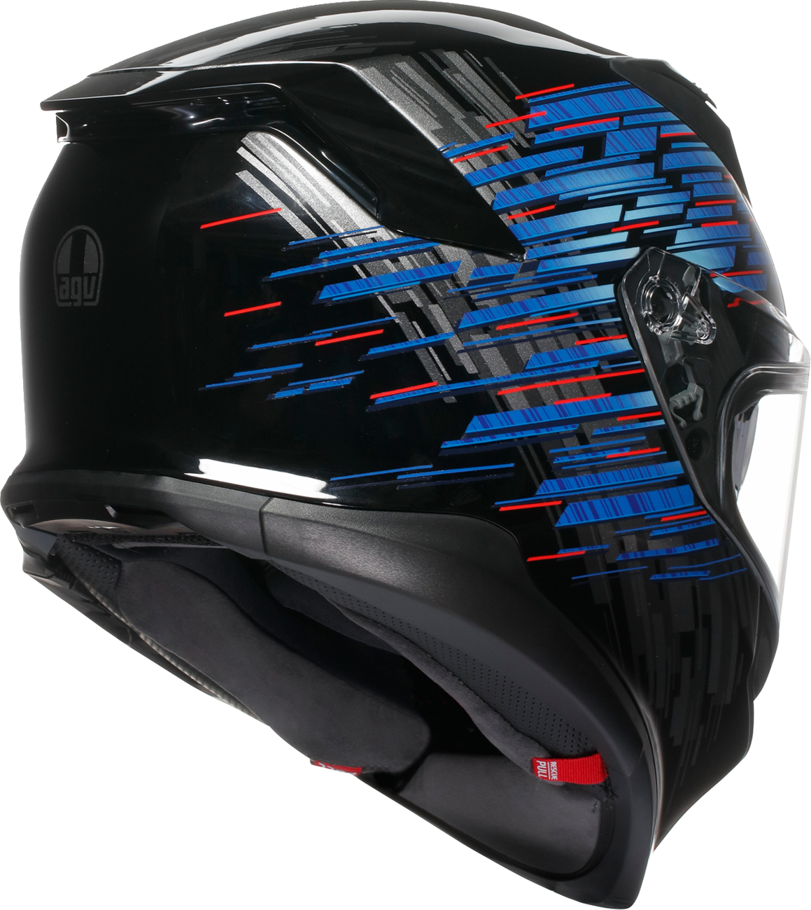 AGV K7 Helmet - Genisys - Black/Blue/Gray
