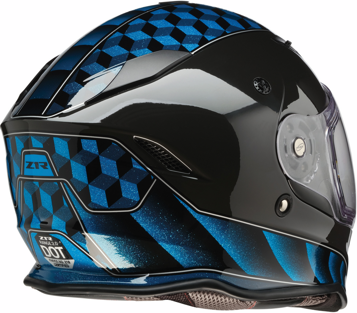 Z1R Nemesis Thunderbird Helmet - Blue