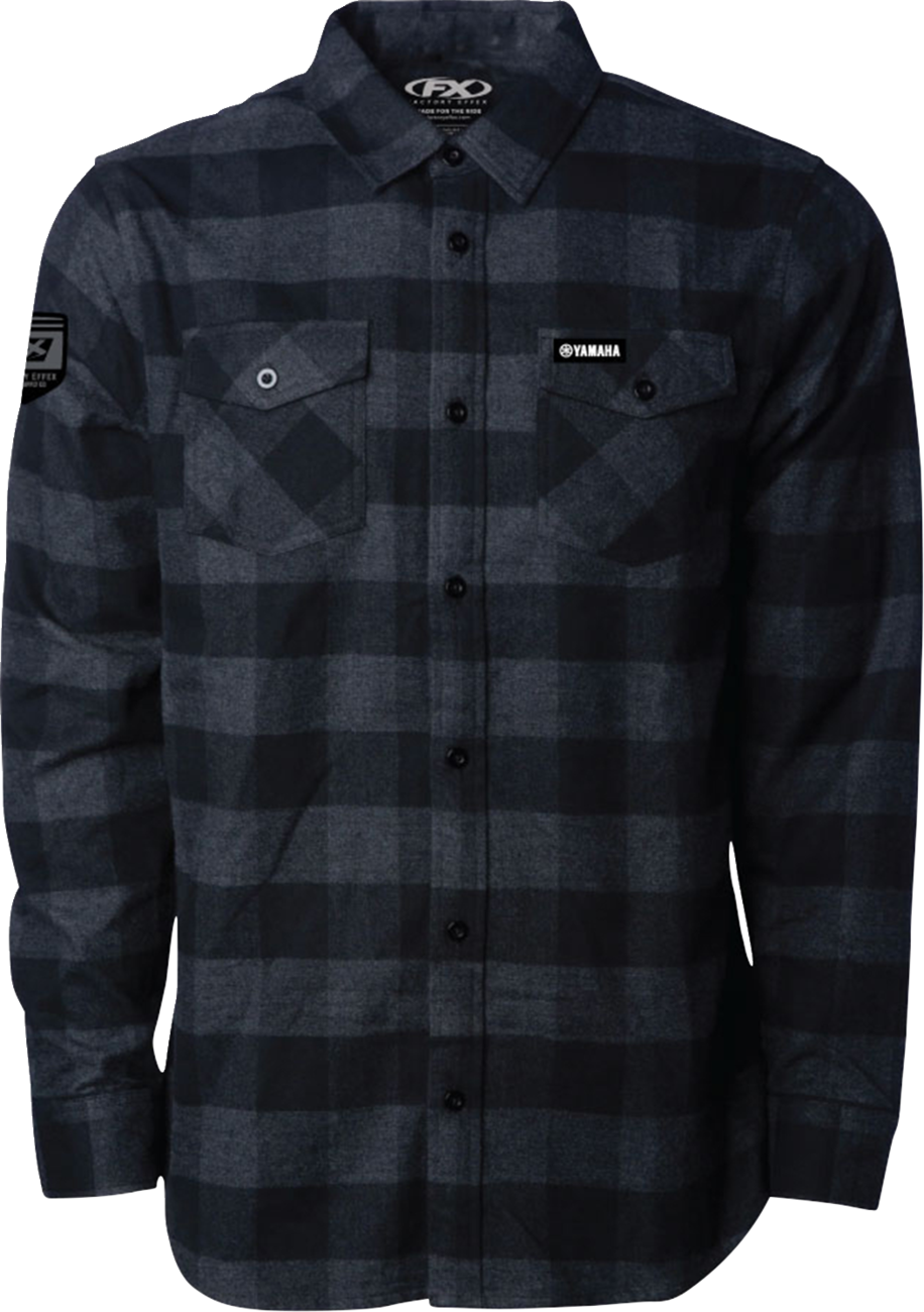 Facotry Effex Yamaha Explorer Flannel Shirt - Charcoal/Black