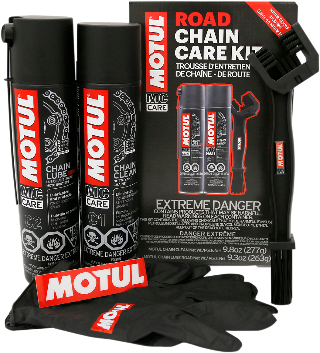 Motul Chain Care Kit Aerosol - Road - Road