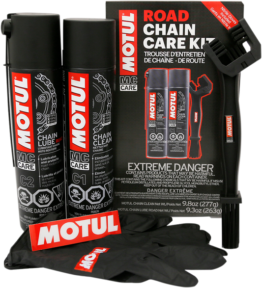 Motul Chain Care Kit Aerosol - Road - Road