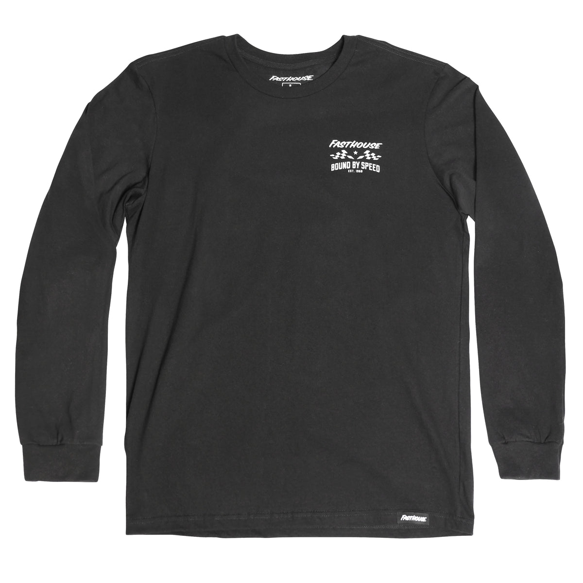 Fasthoues Bound Long Sleeve Tee -  White