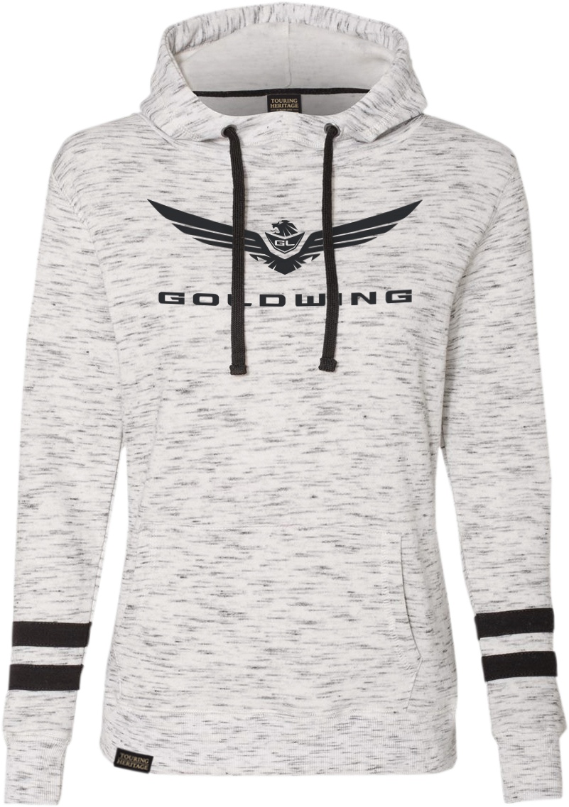 Facotry Effex Womens Goldwing Bold Pullover Hoodie - White/Black