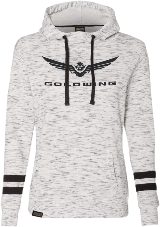 Facotry Effex Womens Goldwing Bold Pullover Hoodie - White/Black