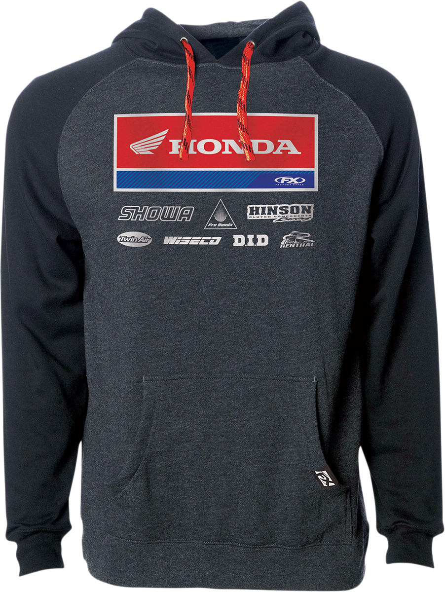 Facotry Effex Honda 21 Racewear Hoodie - Charcoal/Black