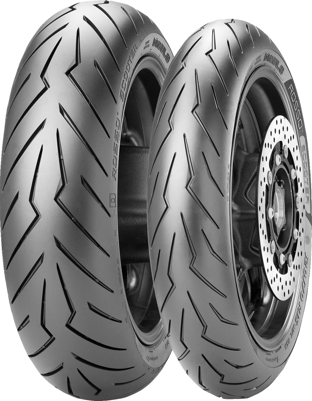 Pirelli Diablo Rosso Scooter Front or Rear Tire - 120/80-14 - 58S