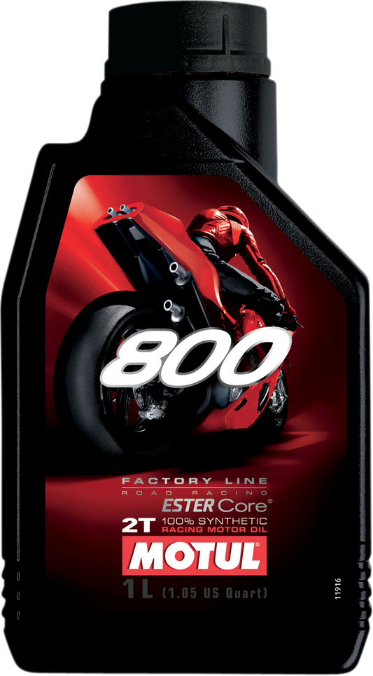 Motul 800 2T Road Synthetic Oil - 1 Liter - 1 Liter