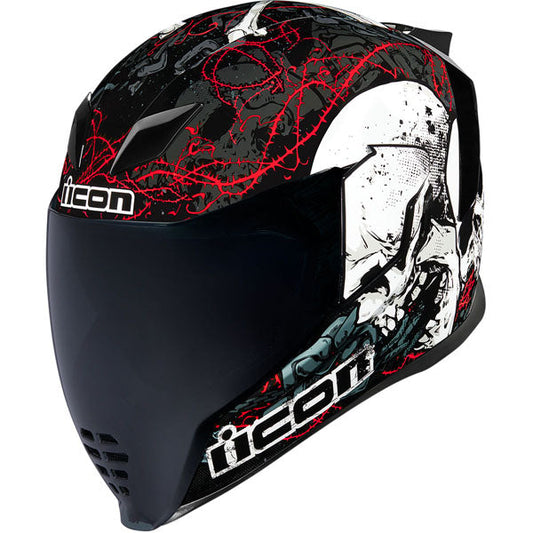 Icon Airflite Skull 18 Helmet - Black