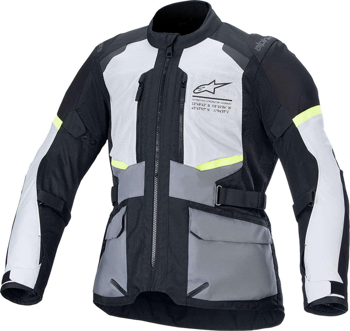Alpinestars Andes Air Drystar Jacket - Ice Gray/Dark Gray/Black