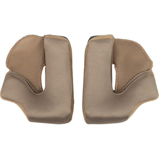 Icon Elsinore Helmet Cheek Pads - Brown