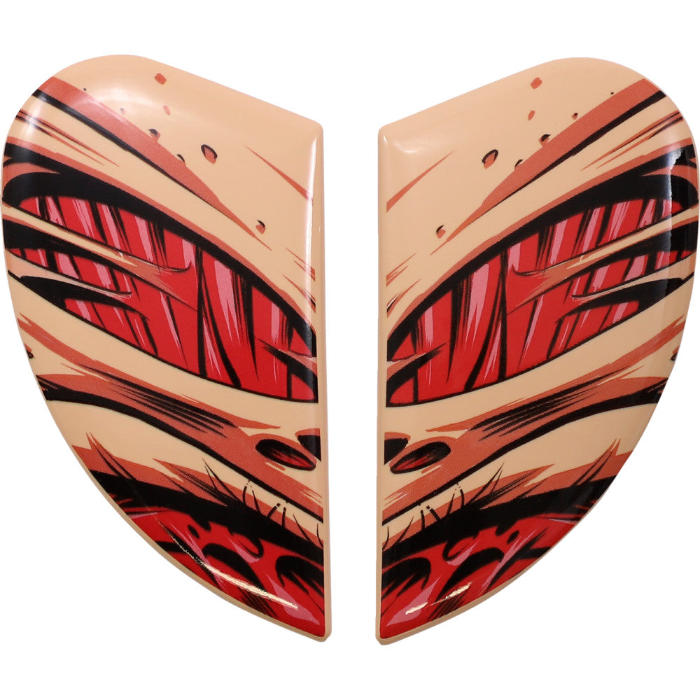 Icon Airform Helmet Side Plates - Facelift Peach