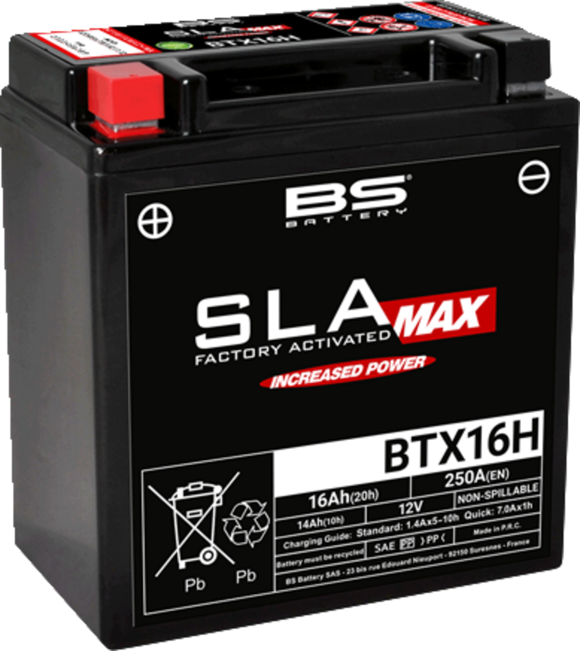 BS Battery - BTX16H (YTX)