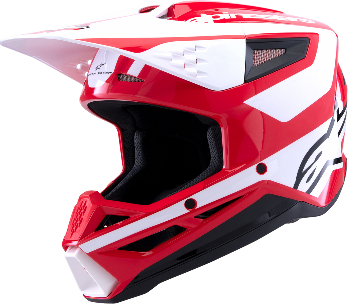 Alpinestars SM3 Heat Helmet - Gloss Red/White/Black