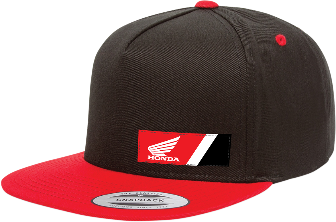 Facotry Effex Honda Wedge Hat - Black/Red