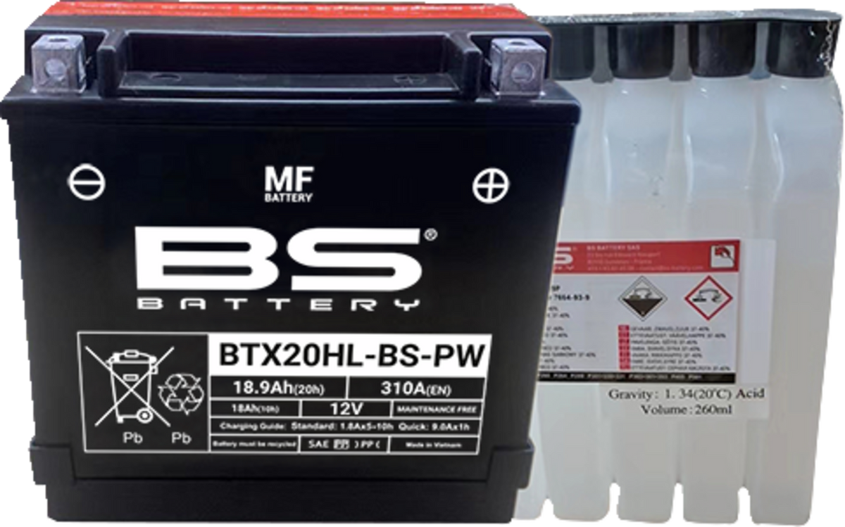 BS Battery - BTX20HL-BS-PW (YTX)