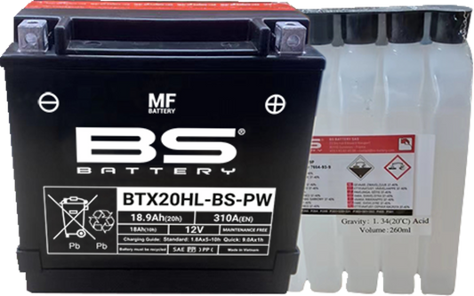 BS Battery - BTX20HL-BS-PW (YTX)