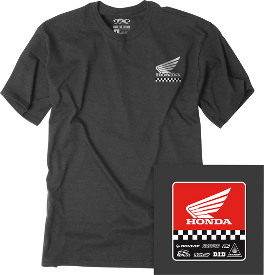 Facotry Effex Youth Honda Starting Line T-Shirt - Heather Charcoal