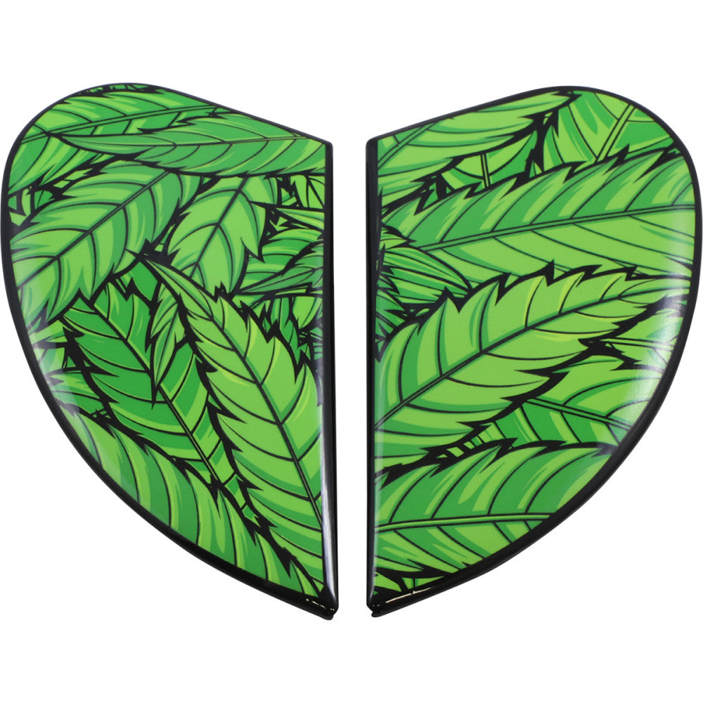 Icon Airform Helmet Side Plates - Ritemind Glow Green