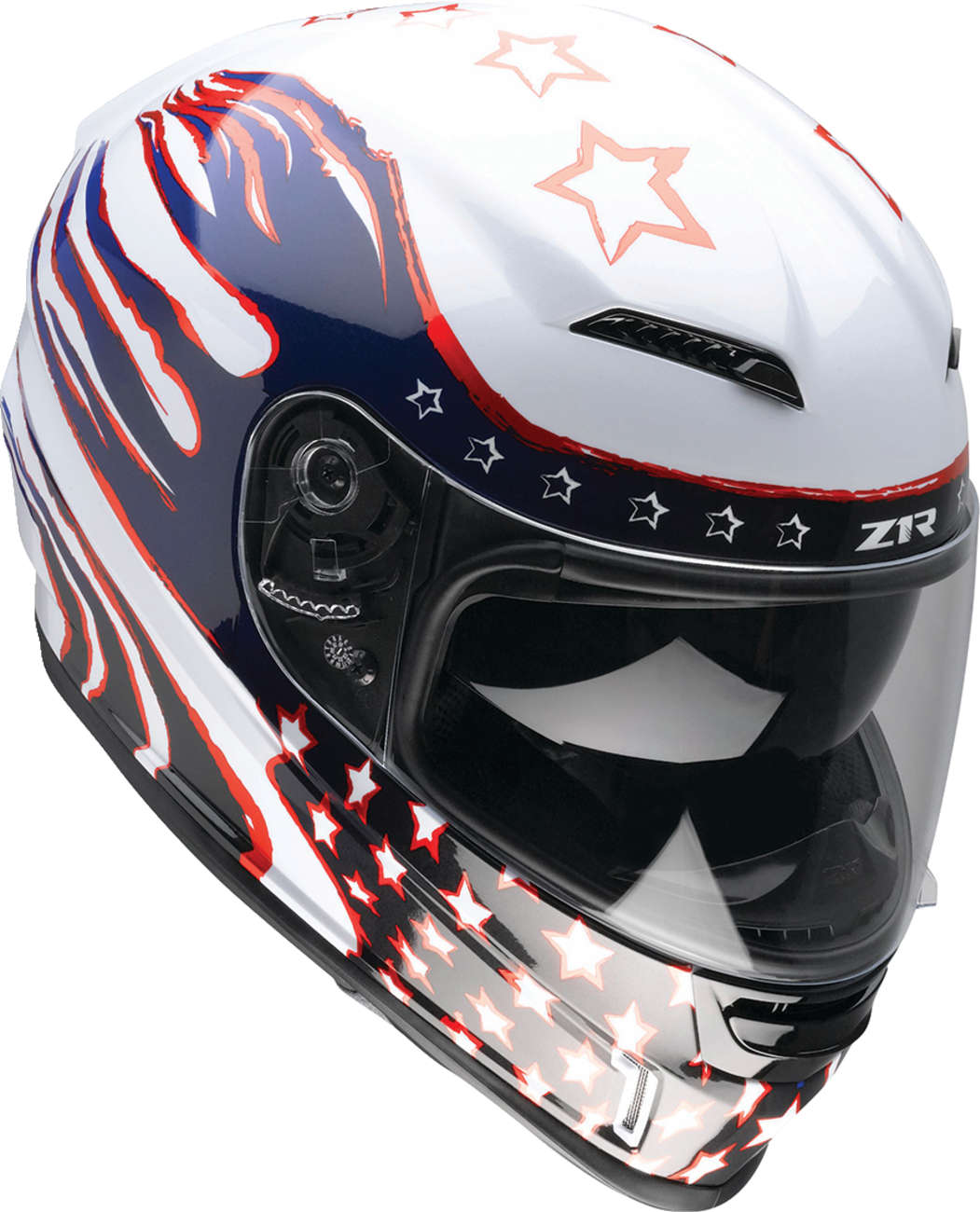 Z1R Jackal Patriot Helmet - Red/White/Blue