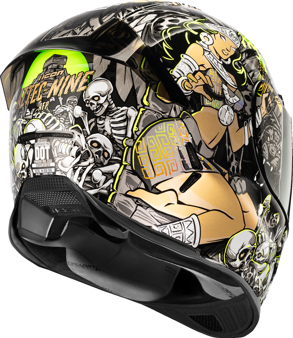 Icon Airframe Pro Helmet - Aztec Nine - Gold