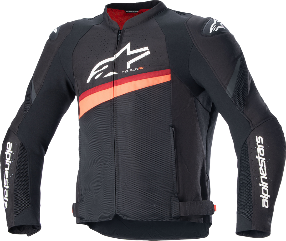 Alpinestars T-GP Plus R v4 Airflow Jacket - Black/Red Fluo