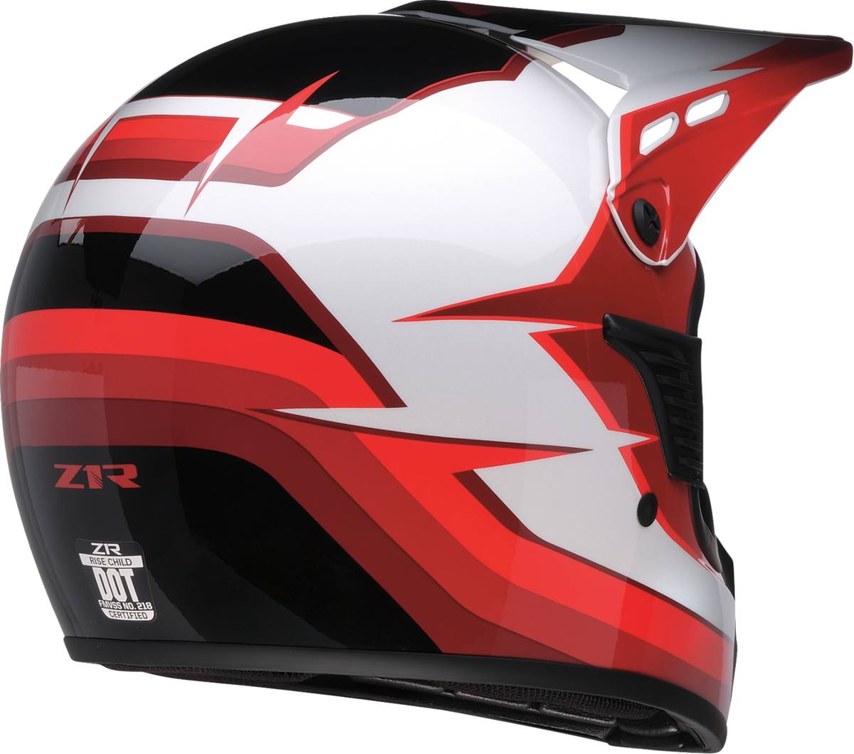 Z1R Child Dirt Maxx Vortex Helmet - Red/White
