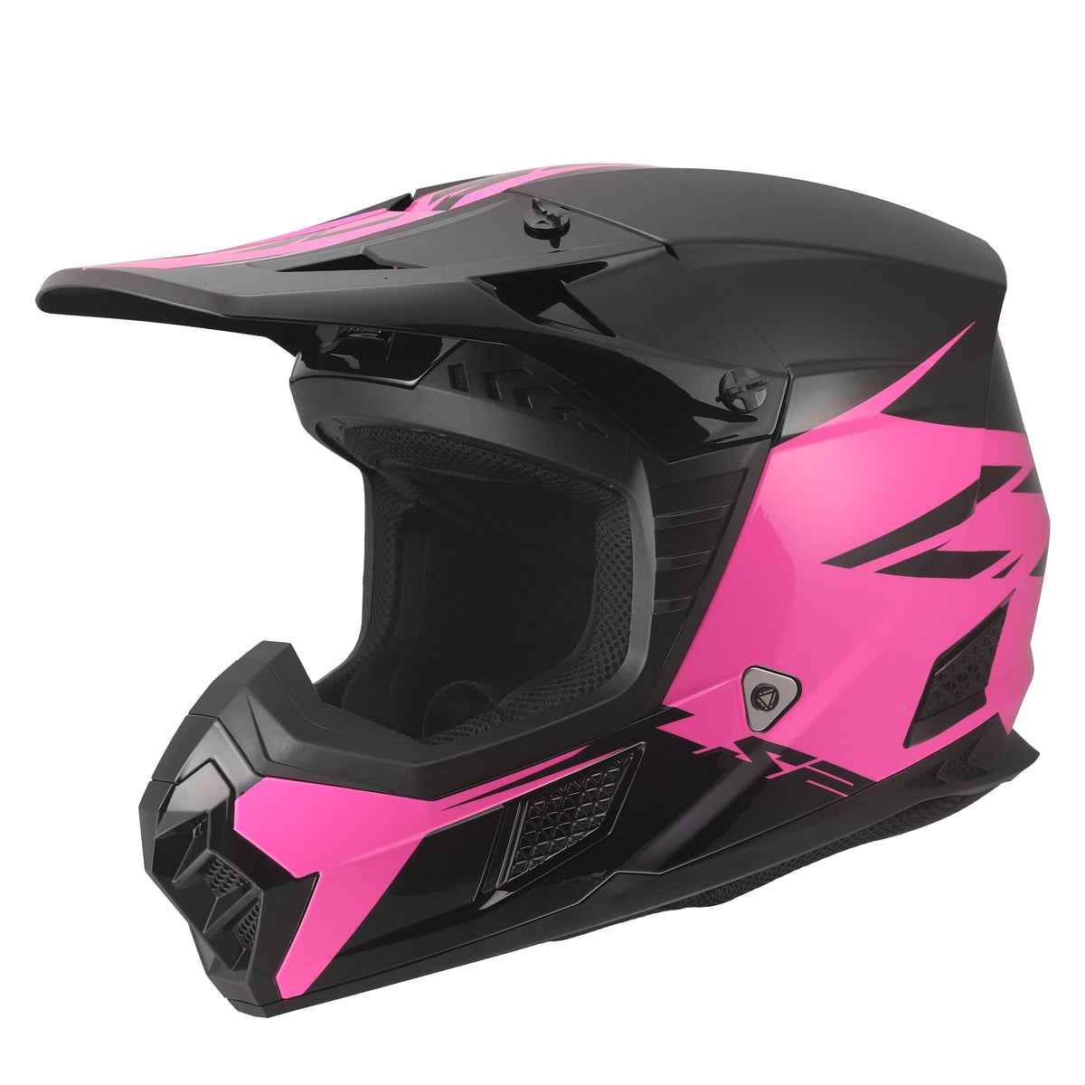 LS2 Coz Roar Helmets - Gloss Black/Pink