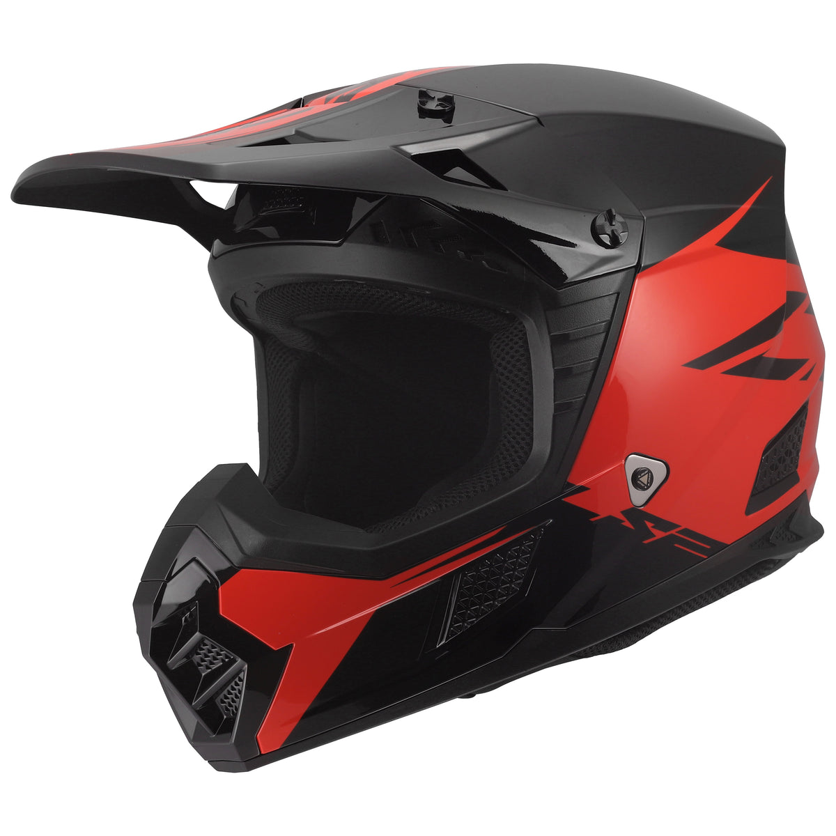 LS2 Coz Roar Helmets - Gloss Black/Red