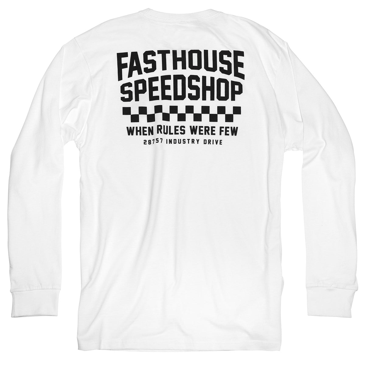 Fasthoues Chalet Long Sleeve Tee -  White
