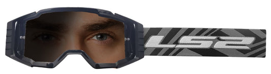LS2 Charger Pro Goggle with Photocromic Lens - Charcoal Gray