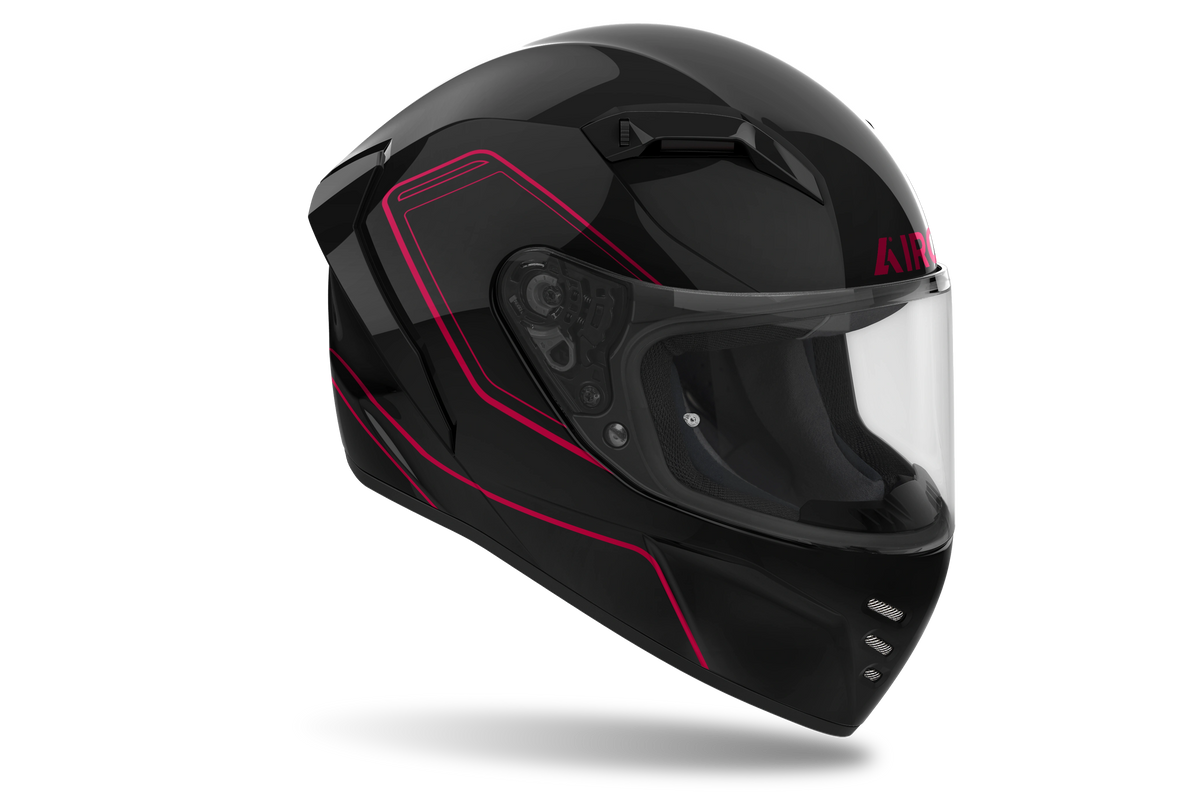 Airoh Connor Pinner Helmet - Black/Red