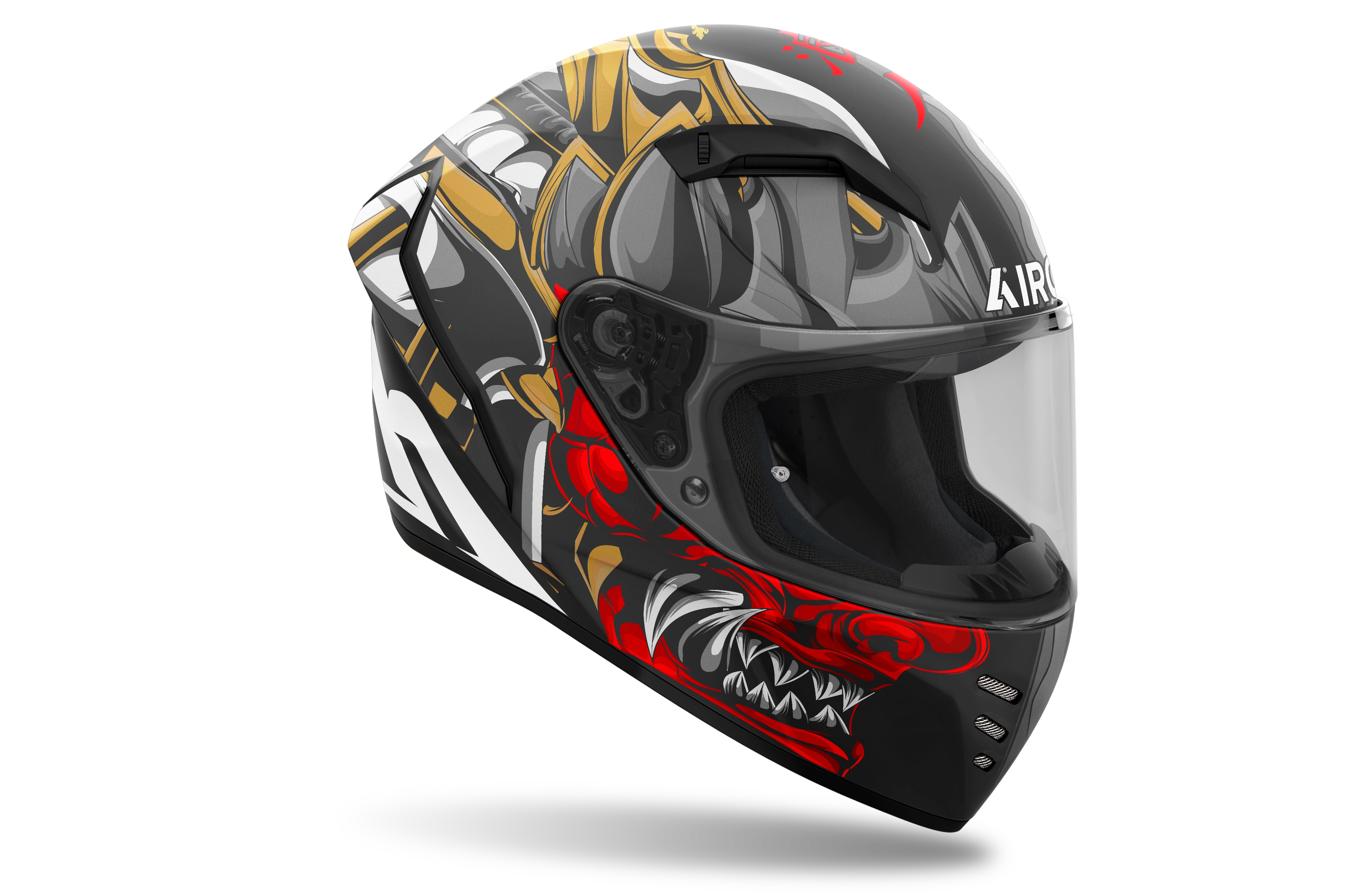 acori motorcycle helmet Airoh Connor Samurai Matt Model:SAH-10ST Fishermen fishing with chinese elmet anufacturers Clear anti