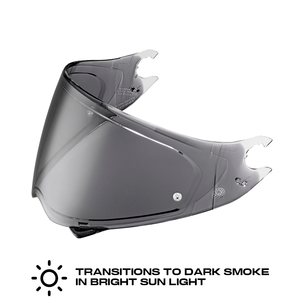 Scorpion EXO Photochromic Pinlock shield - Covert FX/Carbon