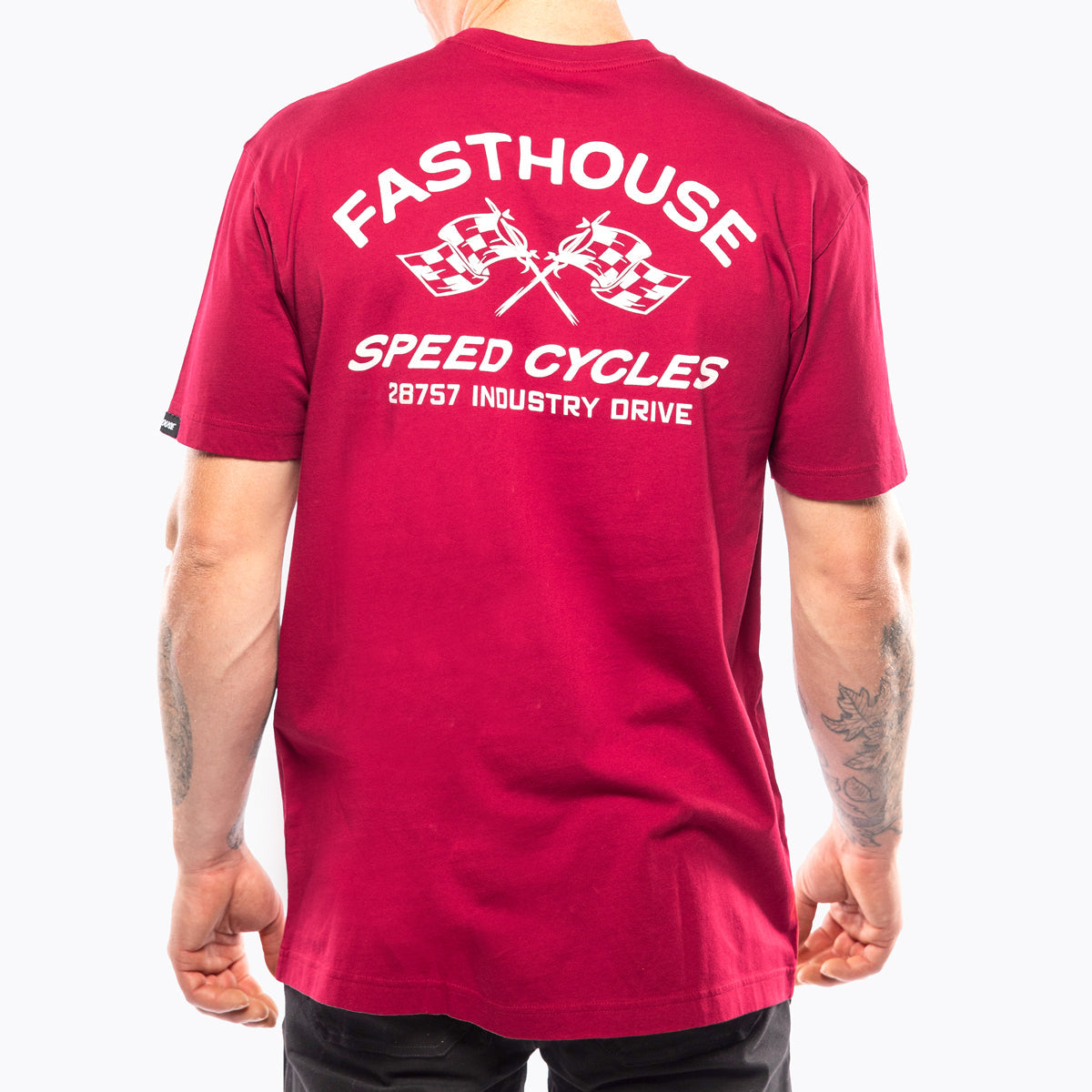 Fasthouse Crown Tee - Cardinal