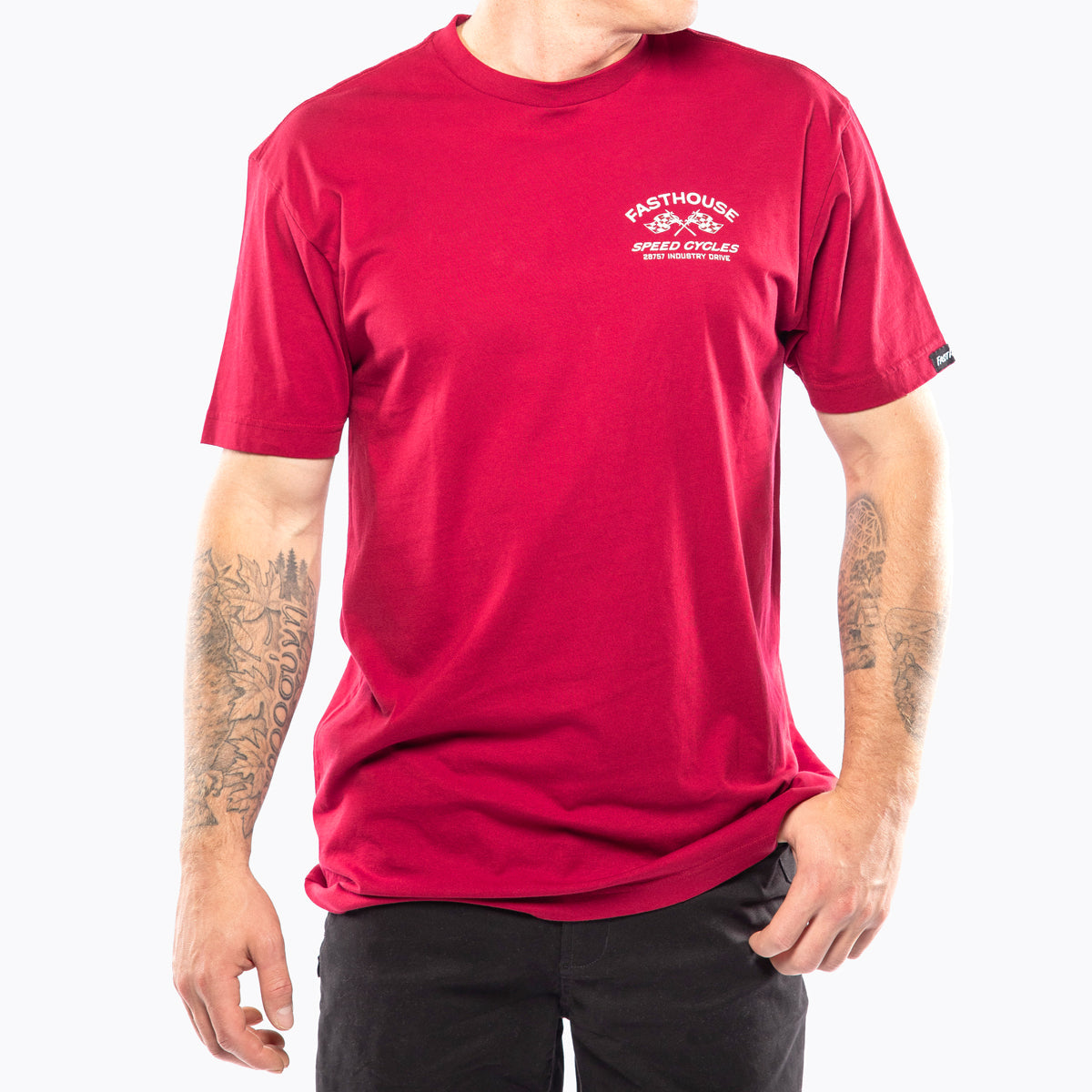 Fasthoues Crown Tee Cardinal