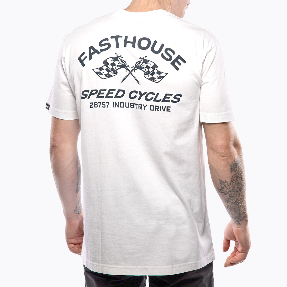 Fasthouse Crown Tee - White