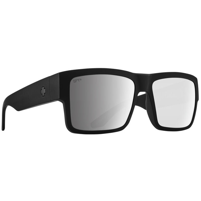 Spy Cyrus Sunglasses - SOSI Matte Black/Gray Silver Mirror