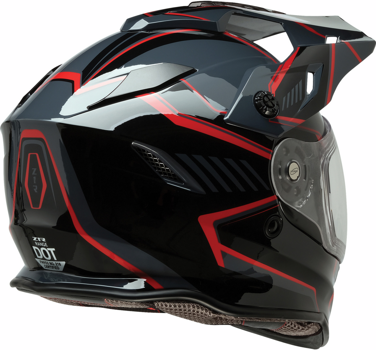 Z1R Range 2.0 Voyager Helmet - Black/Red