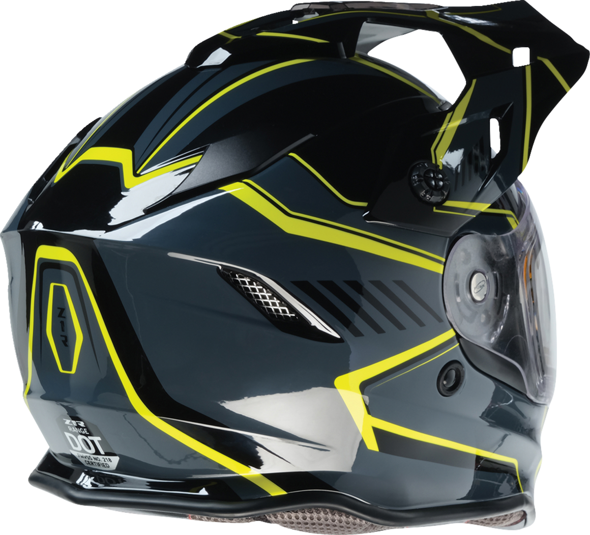 Z1R Range 2.0 Snow Rotor Helmet - Black/Hi-Viz