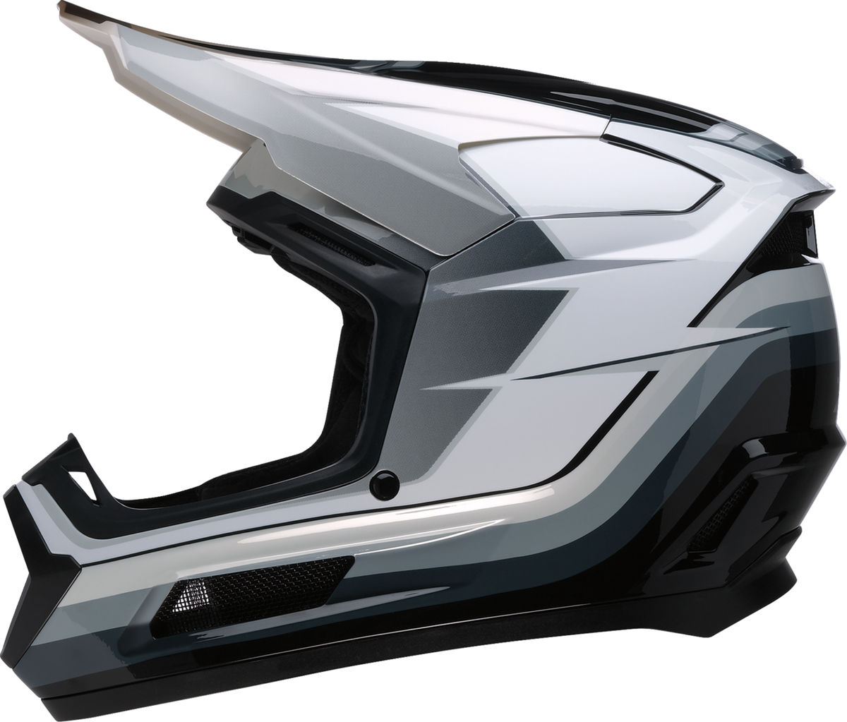 Z1R Youth Dirt Maxx Vortex Helmet - Black/White/Gray