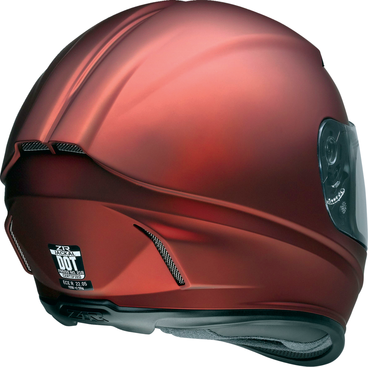 Z1R Jackal Satin Helmet - Red