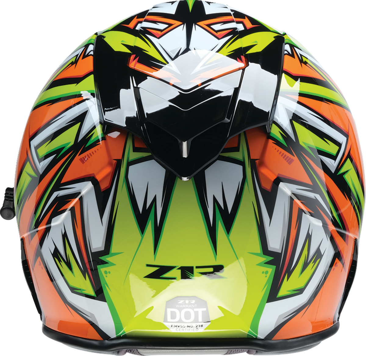 Z1R Warrant Snow Neuron Helmet - Orange/Green