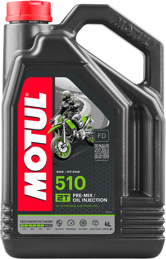 Motul 510 2T Anti-Smoke Oil - 4 Liter - 4 Liter