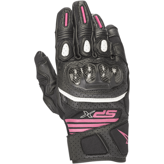 Alpinestars Womens SPX Air Carbon V2 Gloves - Black/Fuchsia
