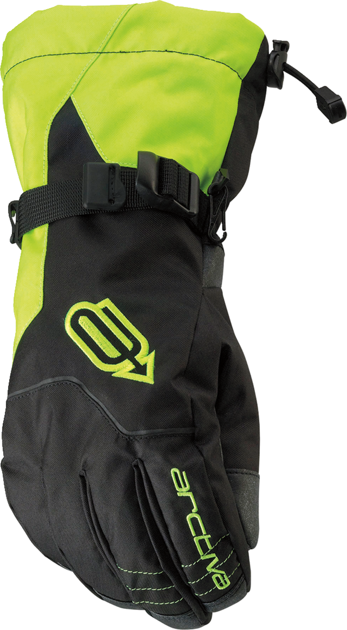 Arctiva Pivot Gloves - Black/Hi-Vis